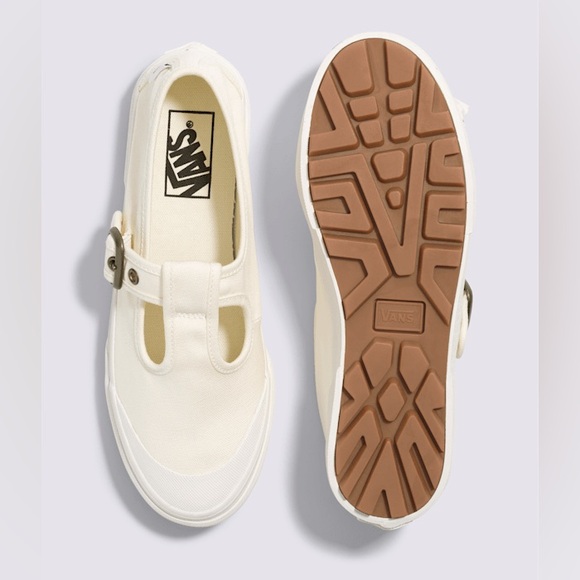 Vans Shoes - Vans Mary Jane Style 93 Buckle Strap Women’s Shoes Classic White Canvas